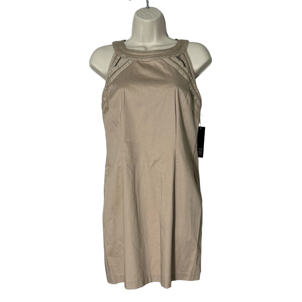 NWT Alyn Paige Cut Out Sleeveless Mini Dress in Tan Size 5/6‎